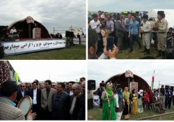 جشنواره ملی کوچ عشایر در روحکندی جعفرآباد +تصاویر