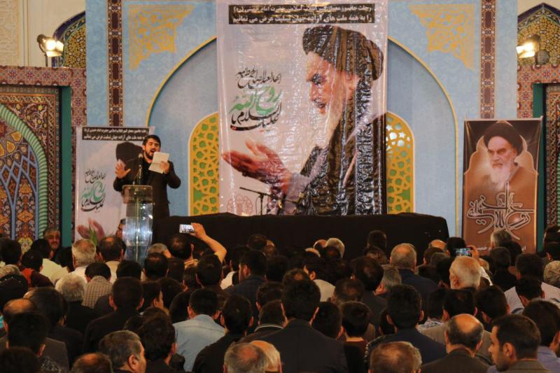 مراسم گرامیداشت سالگرد ارتحال امام خمینی در مصلی اردبیل+تصاویر