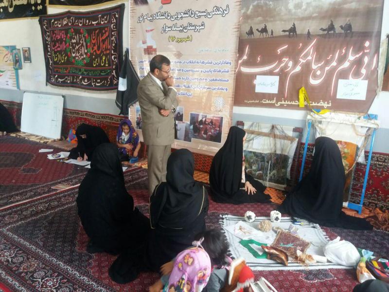 بازدید مسئول بسیج دانشجوی استان از اردوهای جهادی شهرستان بیله سوار