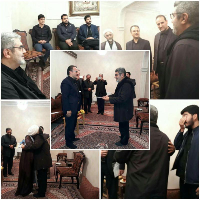 دیدار رئیس دانشگاه علوم پزشکی اردبیل با خانواده شهیدان نوعی اقدم 