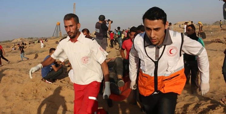 زخمی شدن ده‌ها نفر از ساکنان غزه بر اثر حملات نظامیان رژیم صهیونیستی به این منطقه