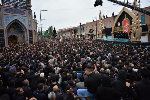 اجتماع عظیم عزاداران اردبیلی در تاسوعای حسینی