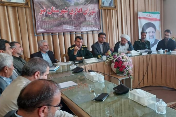 مسئولین ستاد کنگره ملی شهدای استان اردبیل در شهرستان نیر معرفی شدند