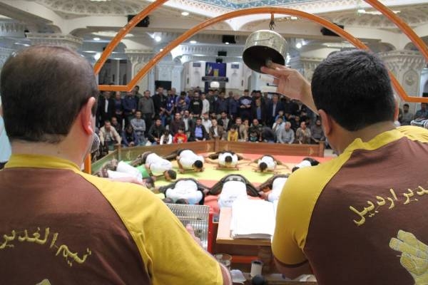 افتتاح گود زورخانه‌ای شهید ابراهیم هادی در مصلای اردبیل