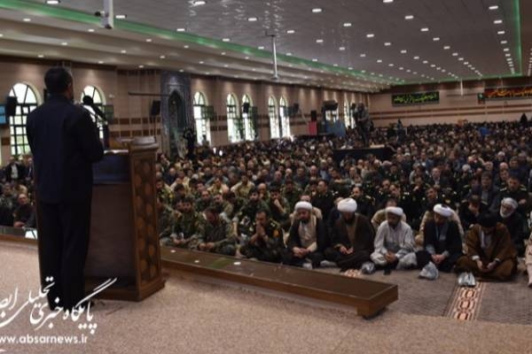 مراسم سومین سال شهادت سردار محمد حجازی در اردبیل